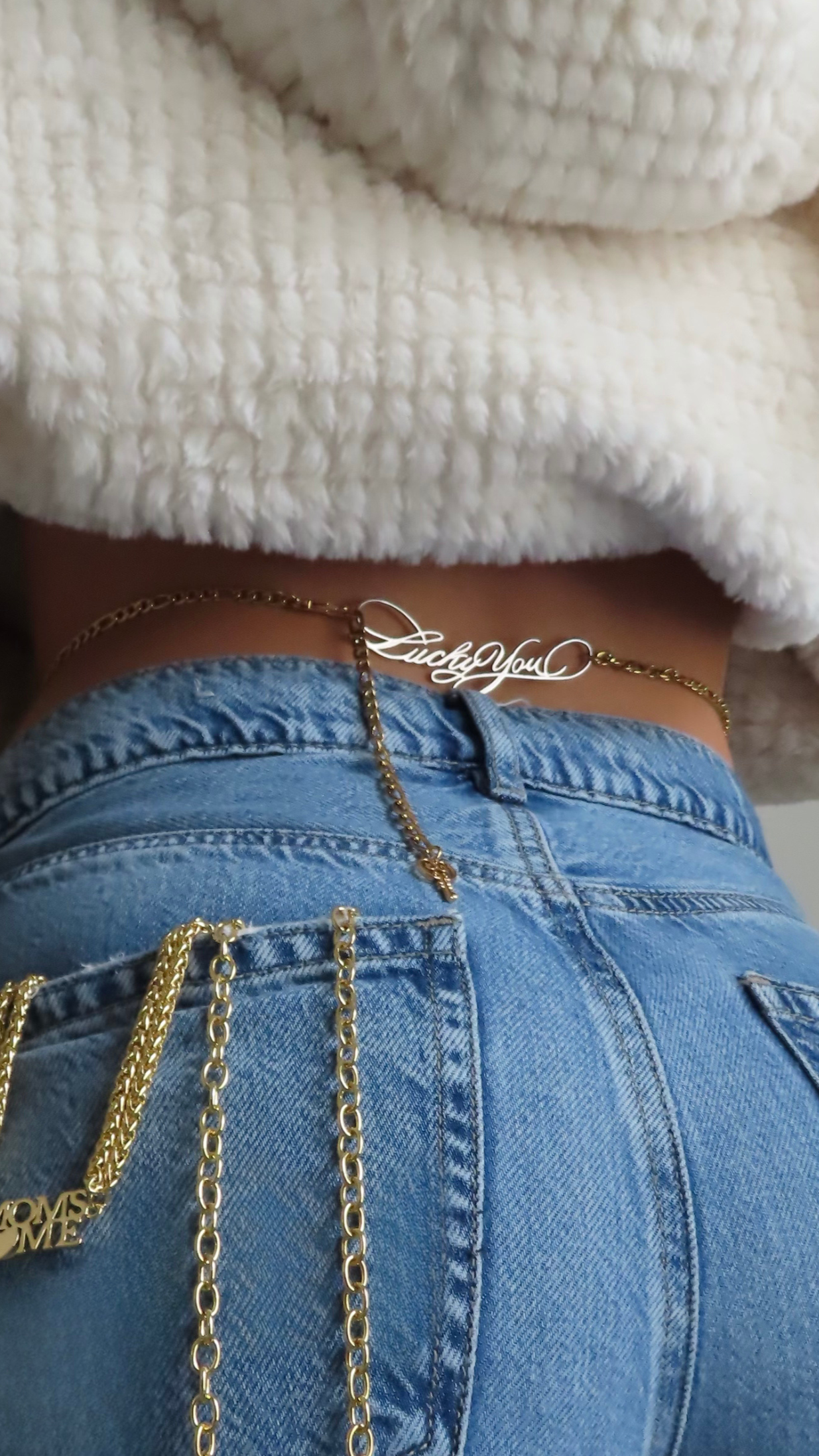 LUCKY YOU BELLY CHAIN