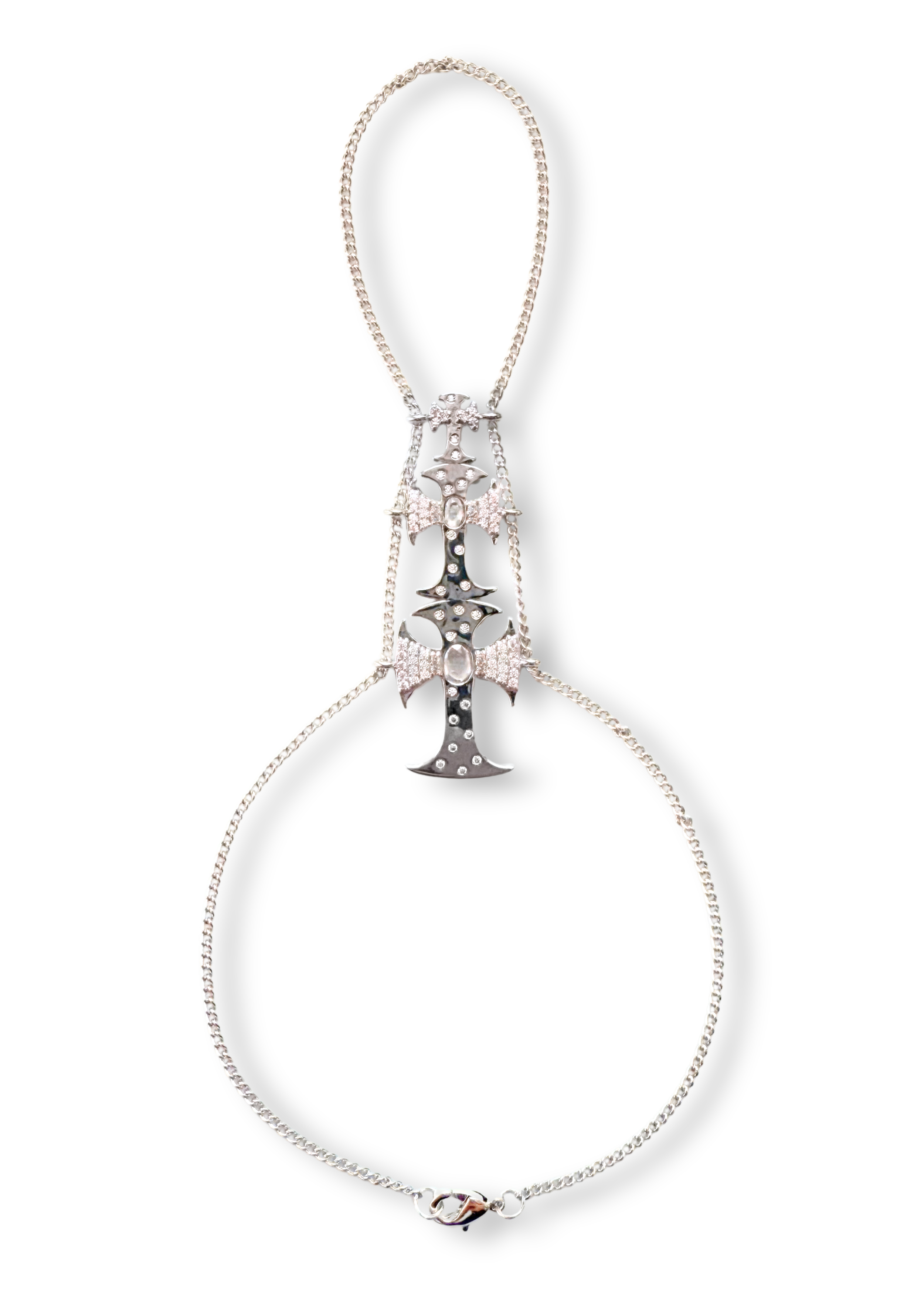 TRIPLE CROSSED HAND CHAIN