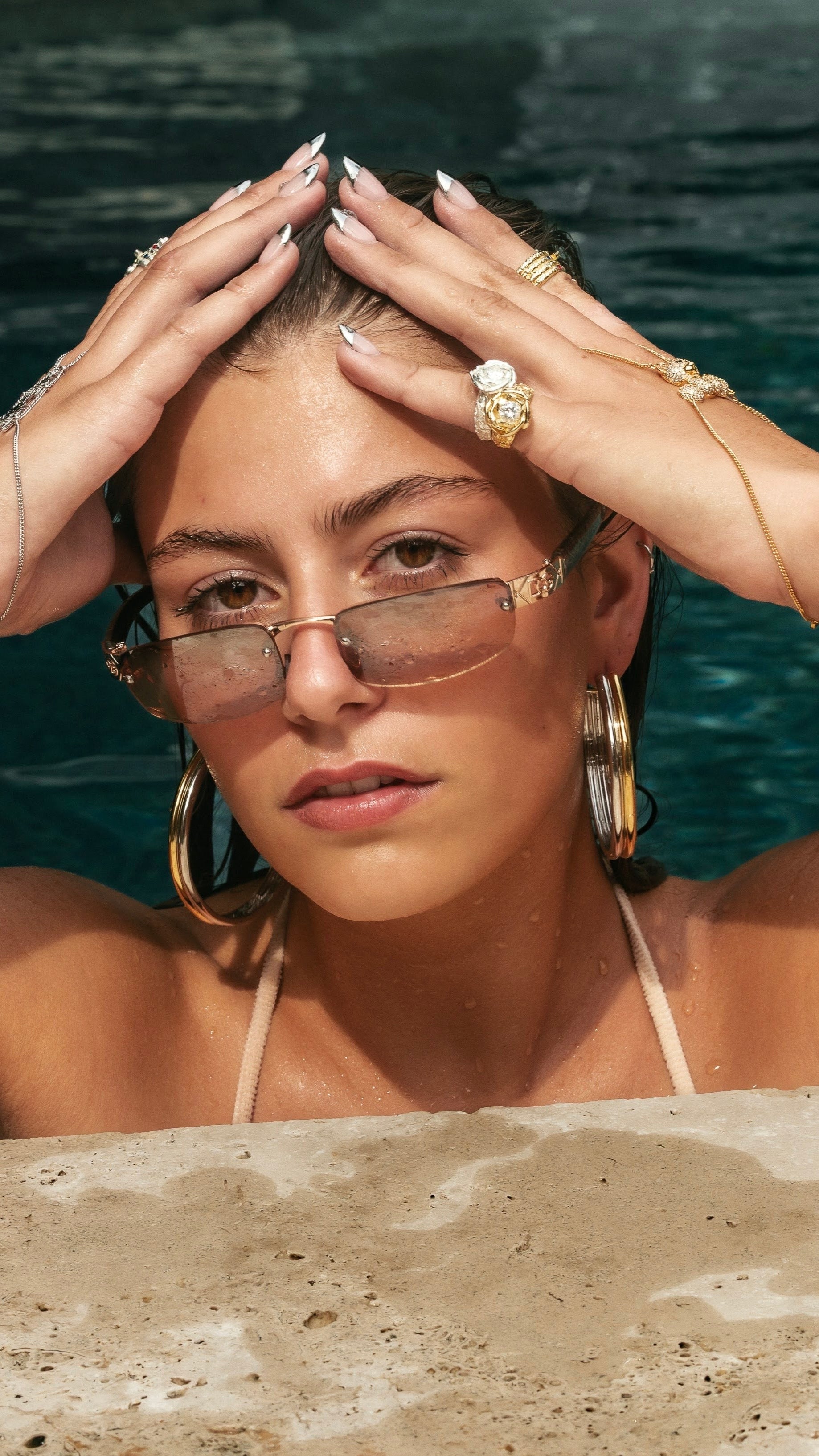 DOUBLED HOOPS