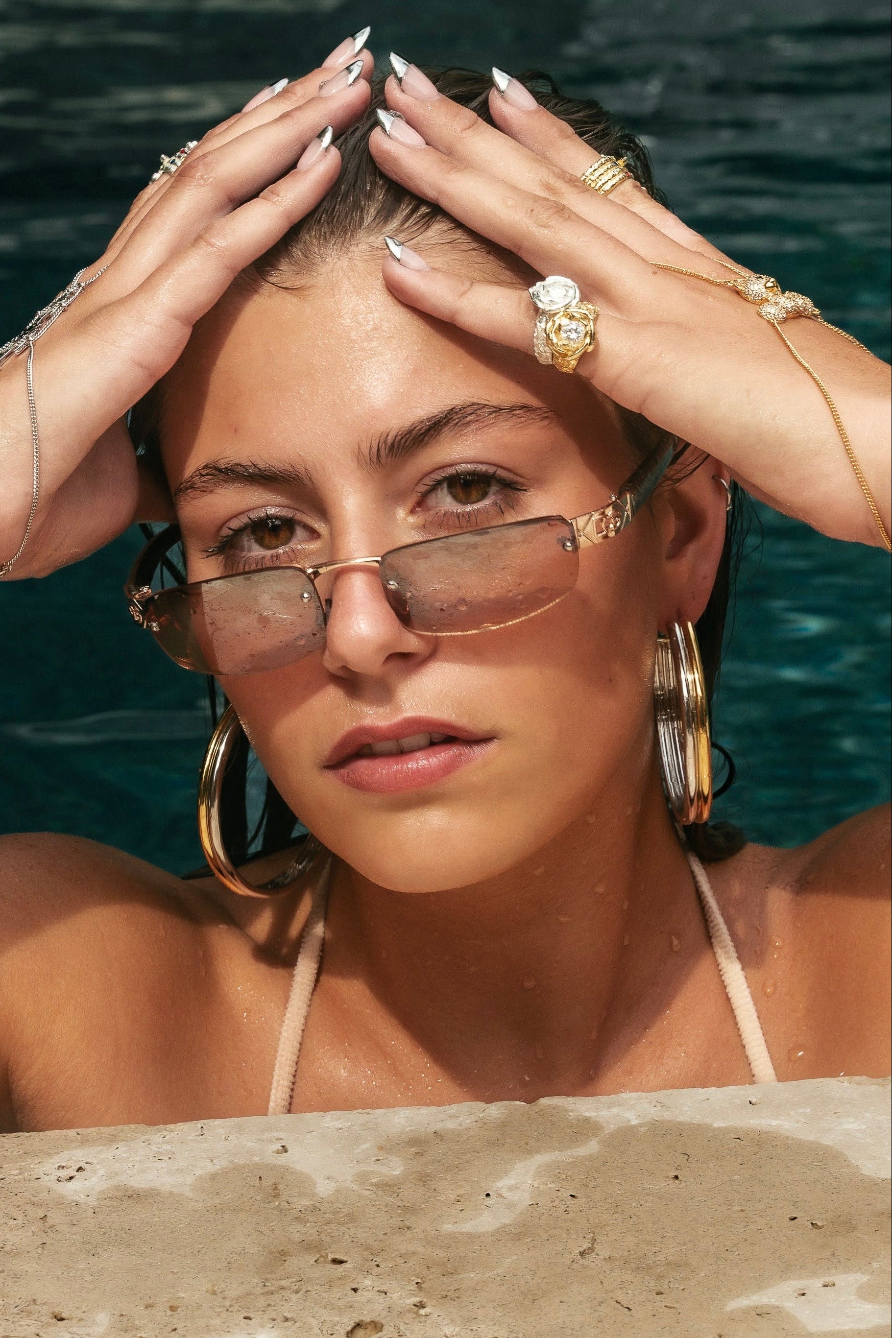 DOUBLED HOOPS