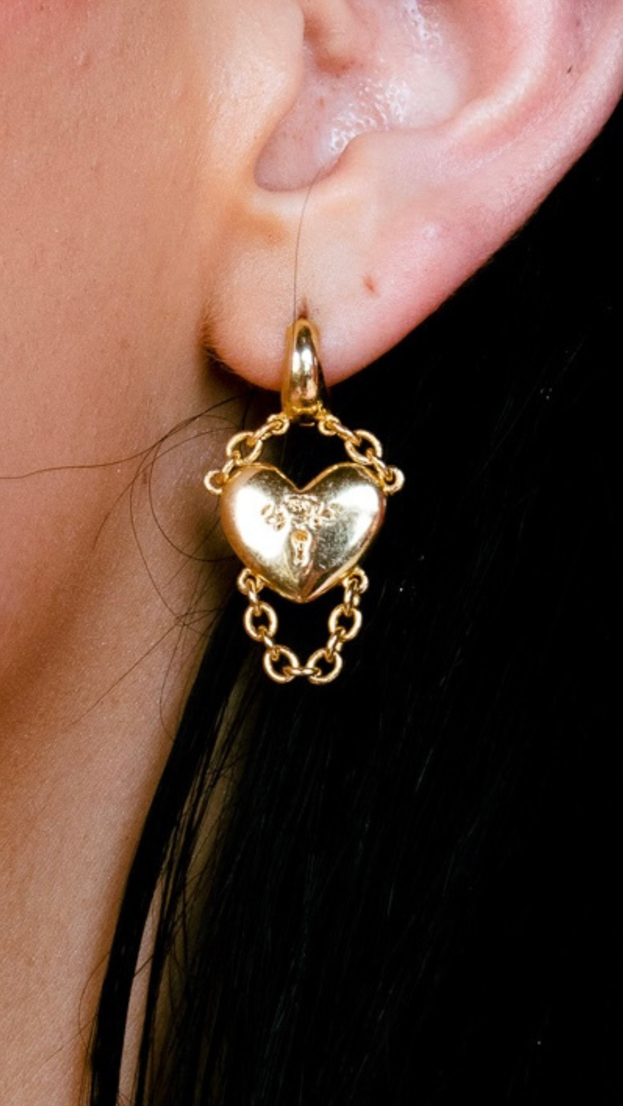 LOCKED LOVE EARRINGS