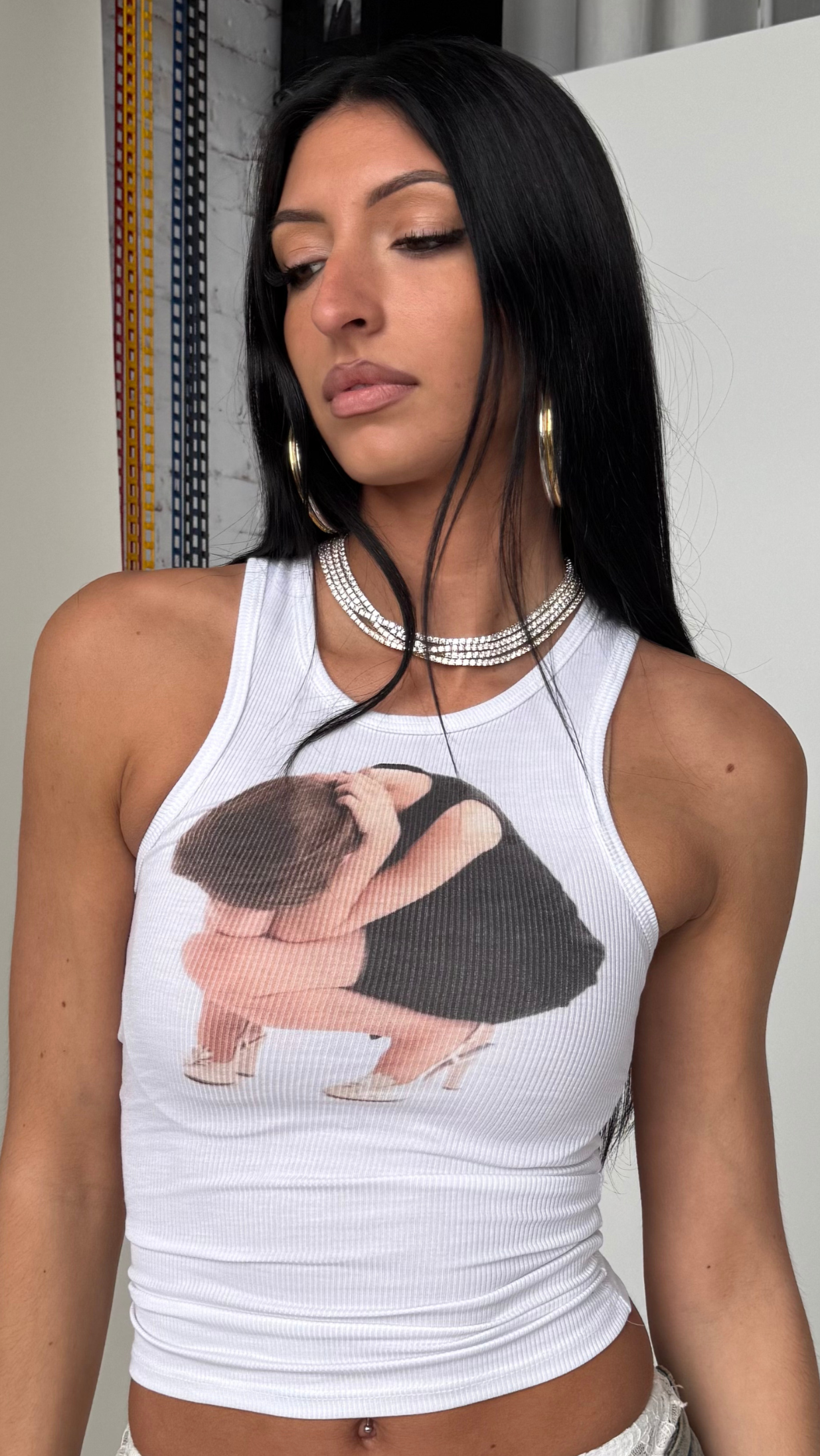 BLING RING TENNIS CHOKER